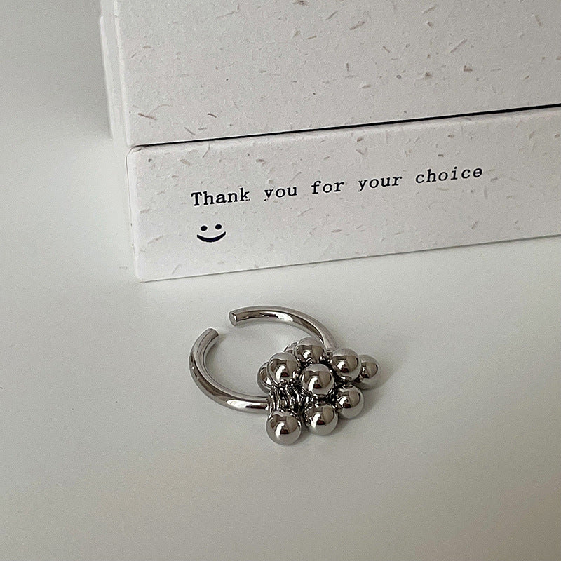 Cluster Metal Open Female Cold Wind Rings