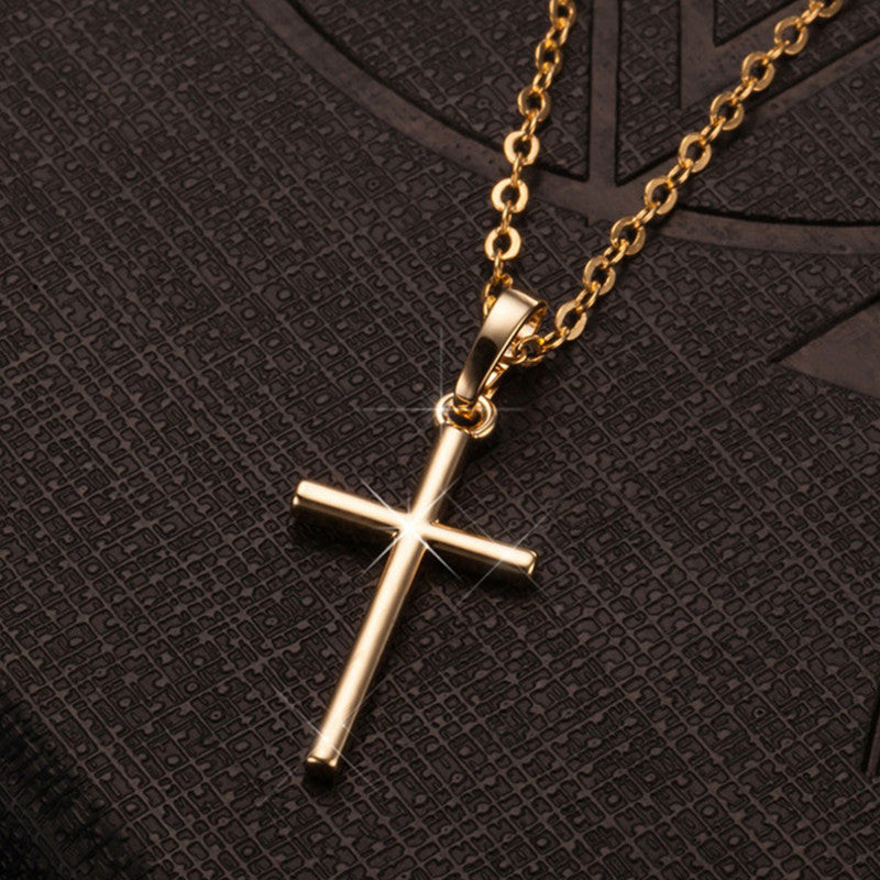 Women's Innovative Cross Clavicle Chain Korean Necklaces
