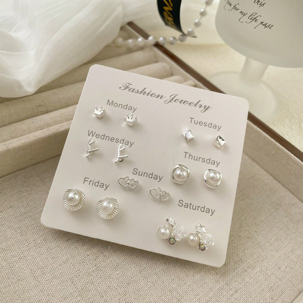 Sweet Cool Style Fairy Butterfly Combination Exquisite Earrings