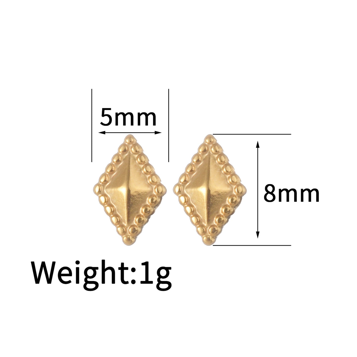 Women's Ear Simple Stainless Steel Animal Bee Earrings
