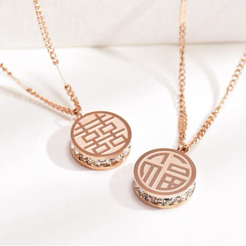 Clavicle Chain National Gift For Girlfriends Necklaces