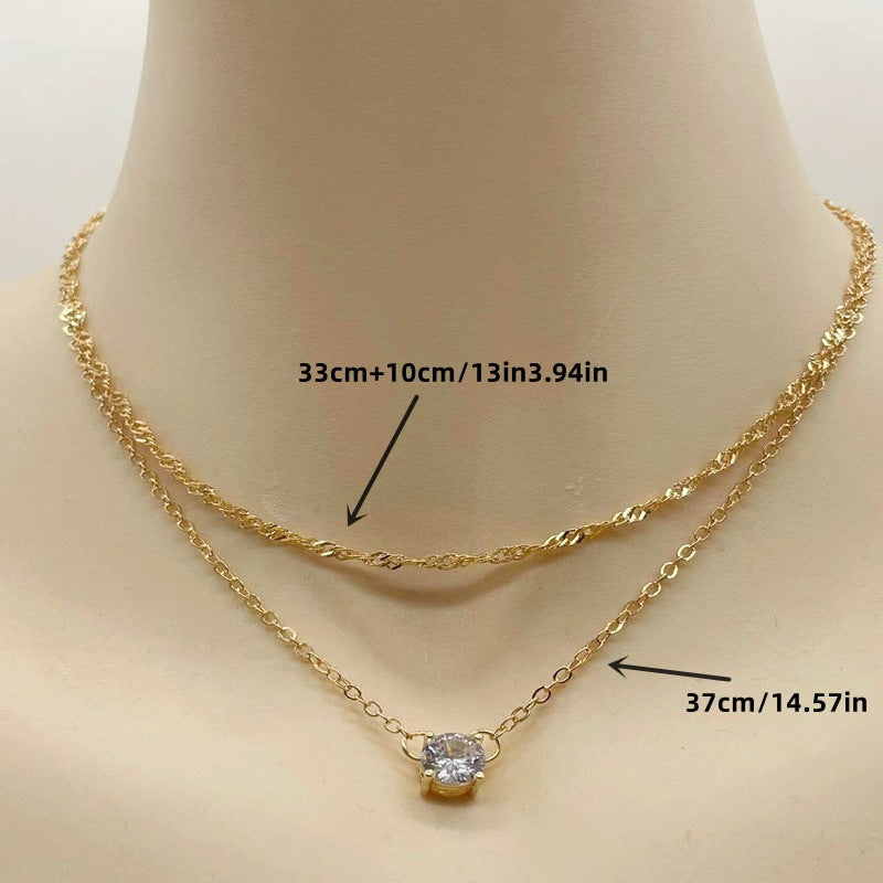 Star Long Brush Holder Popular Combination Necklaces