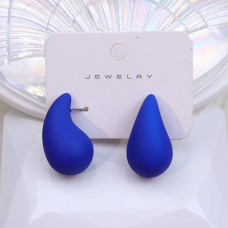 Women's Design Chubby Water Drop Ear Simple Earrings