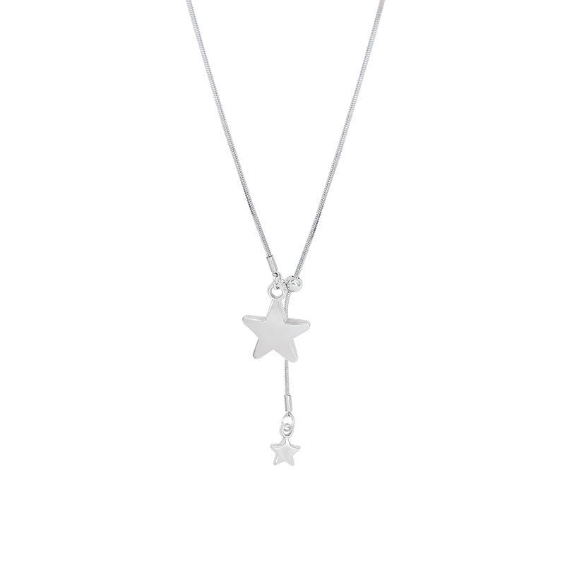 Women's Cold Style Pull-out Sweater Chain Simple Fashion Clavicle Niche High-grade Necklaces