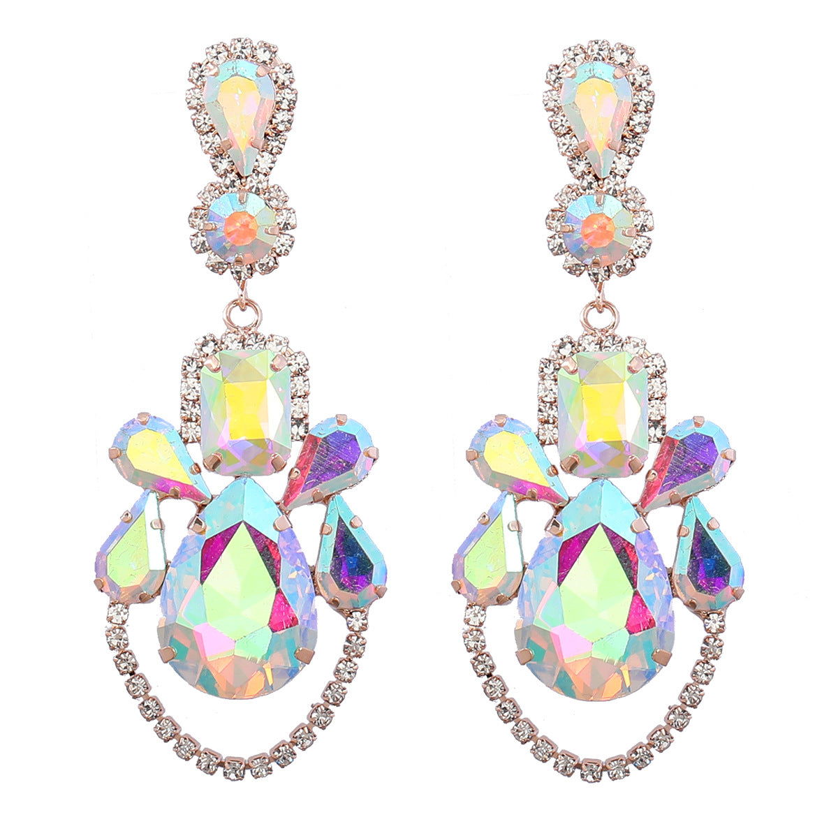 Women's Dignified Water Drop Acrylic Fashion Retro Earrings