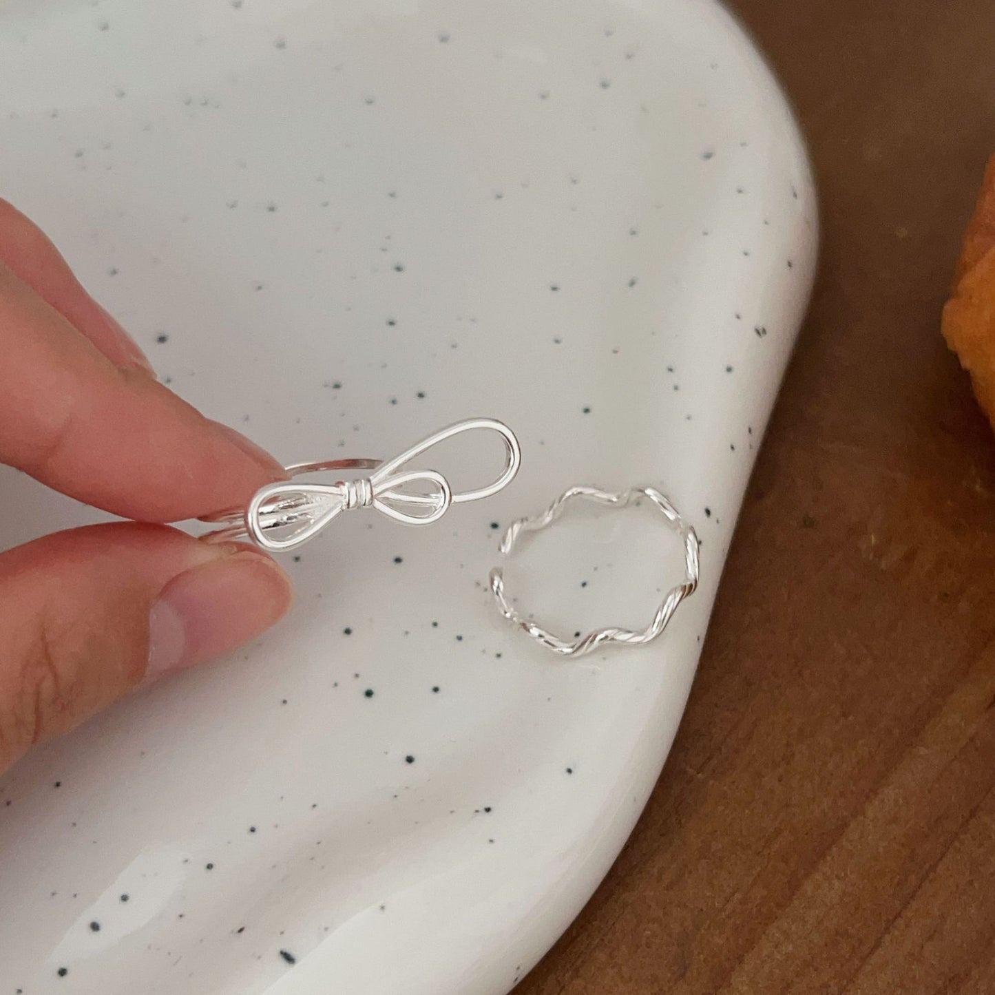 Sterling Sier Special Interest Light Luxury Fashion Rings