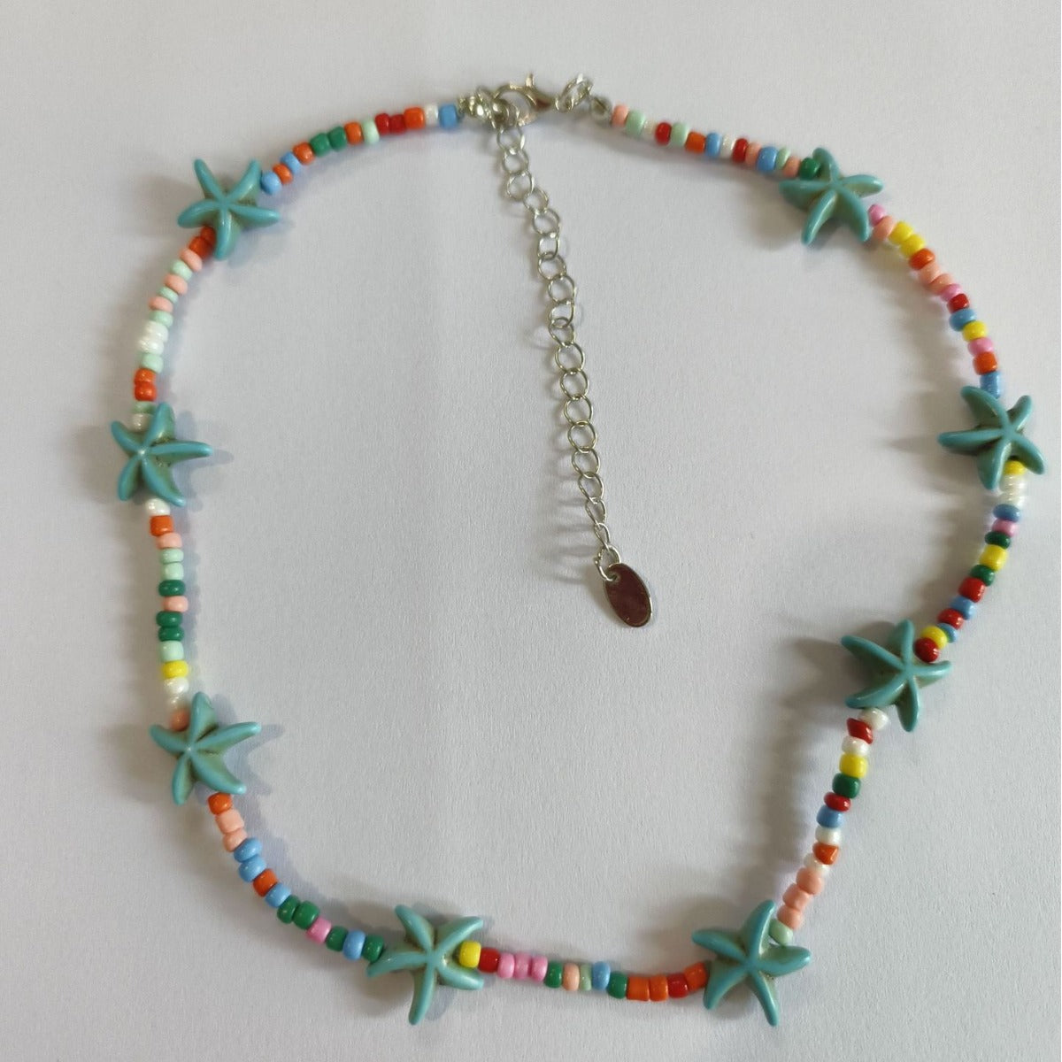 Personalized Starfish Beads Stringed Female Bohemian Beach Necklaces