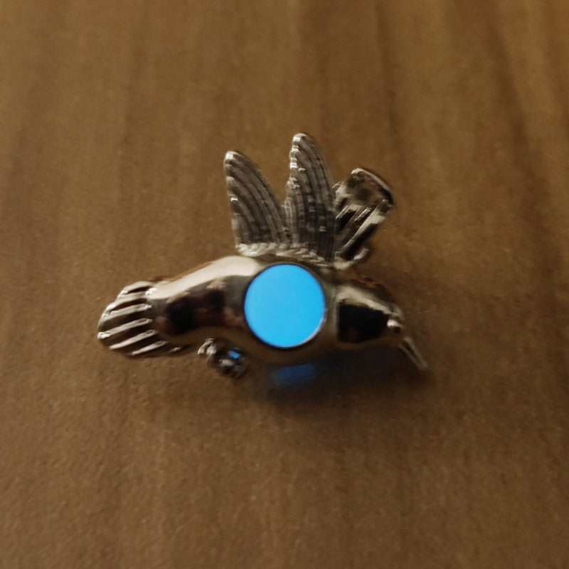 Open Luminous Bird Hollow Ornament Hummingbird Pendants