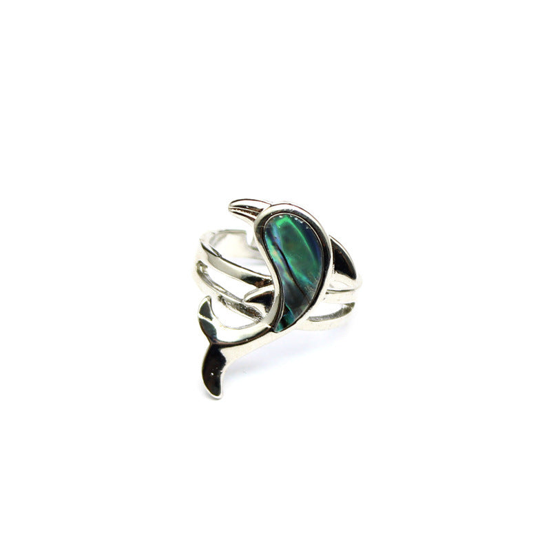 Zealand Abalone Shell Small Turtle Butterfly Rings