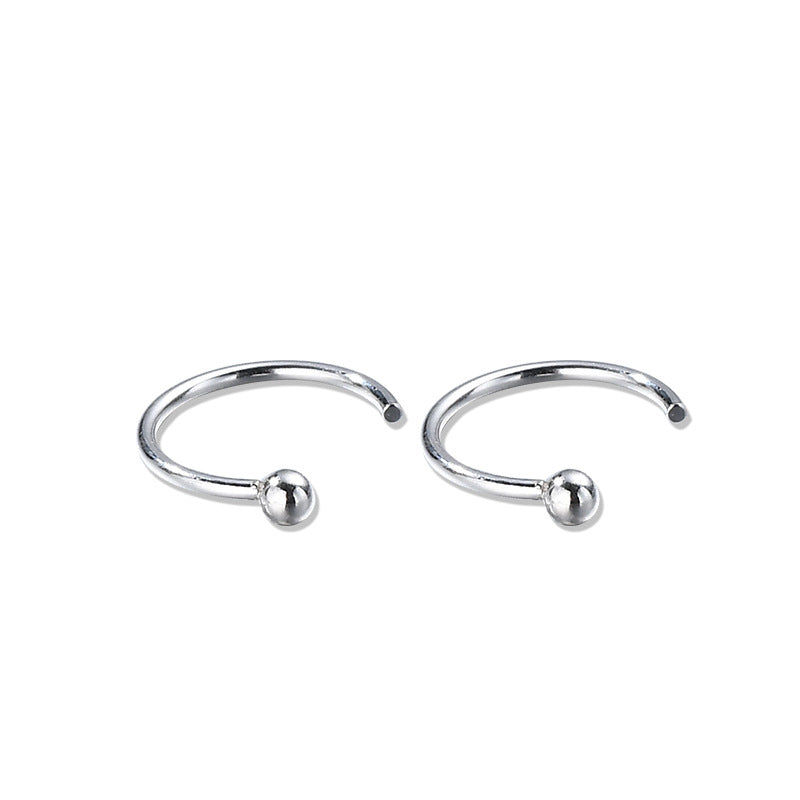 Need To Take Off Cold Wind Circle Stud Earrings