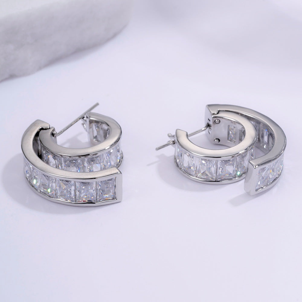 Women's Camellia Imitation Pearl Chinese Style Niche Earrings
