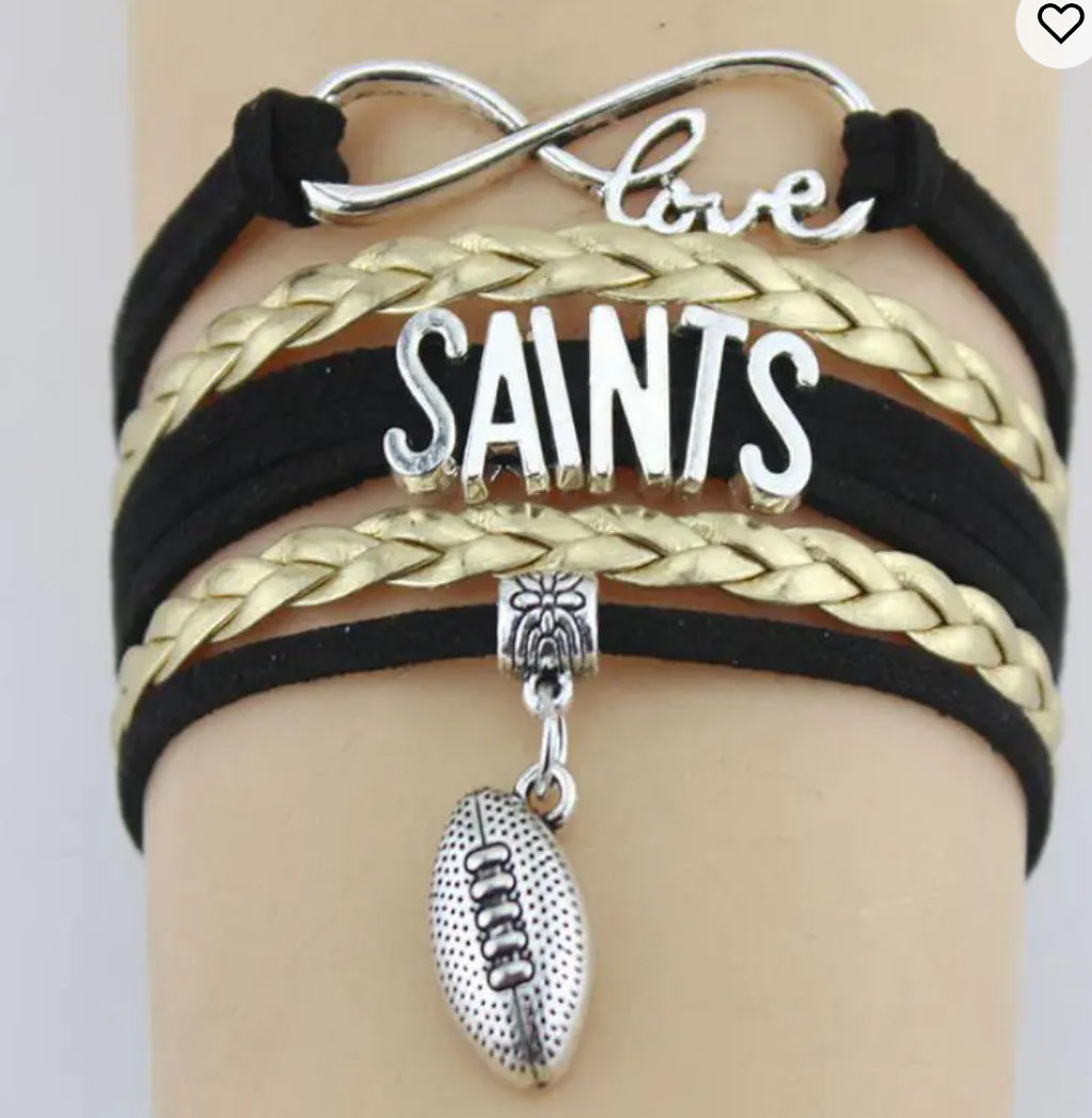 Women's & Men's Woven Leather String Rugby Personalized Letter Bracelet