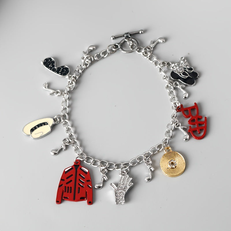 Jackson Pink Fan Commemorative Small Gift Bracelets