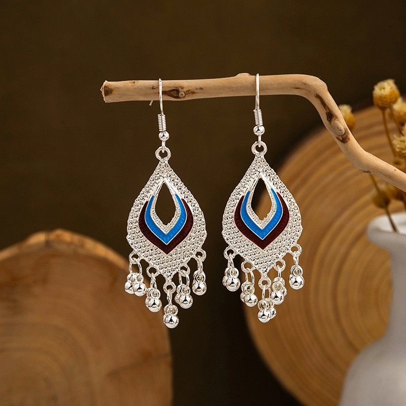 Miao Sier Ethnic Totem Phoenix Bell Rings