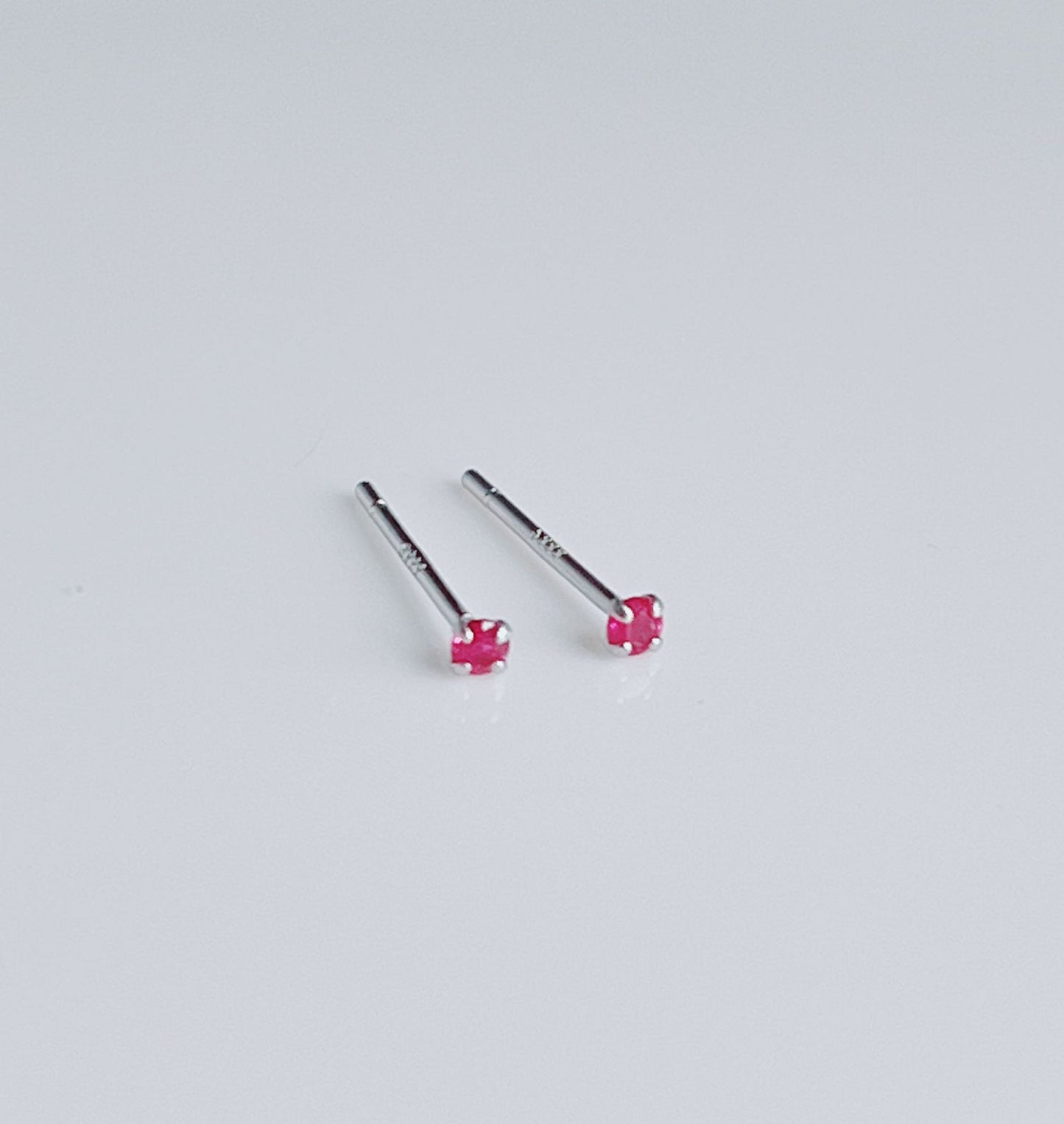 Sterling Sier Zircon Color Ear Bone Earrings