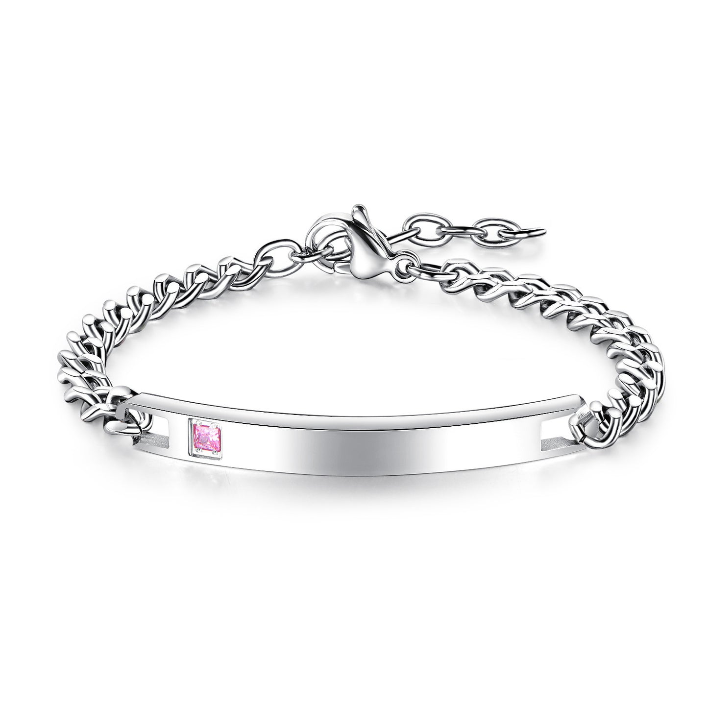 Steel Couple With Diamond Jewelry Personality Bracelets