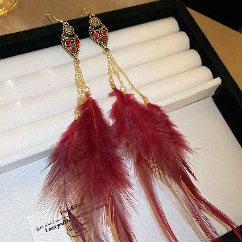 Women's Bohemian Style High-grade Ethnic Exaggerated Unique Earrings