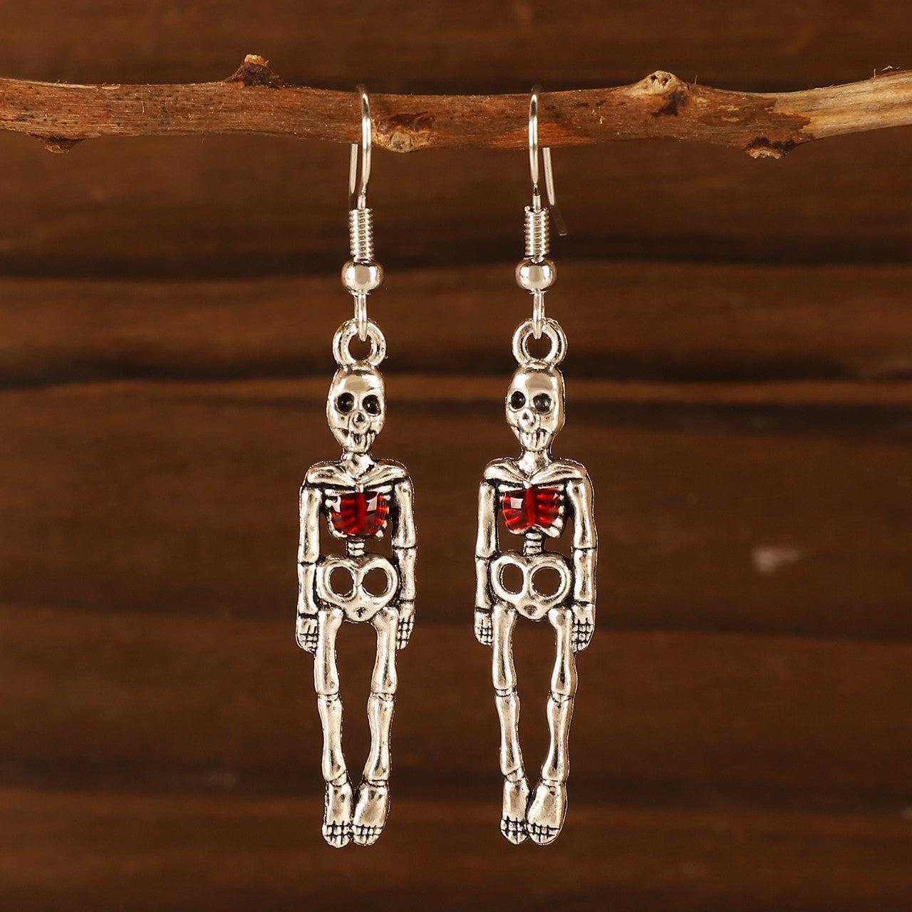 Frame Love Cross Heart Female Halloween Earrings