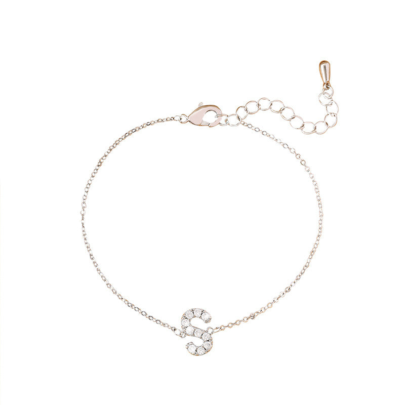 Diamond Letters Simple Cold Fashion Tide Bracelets