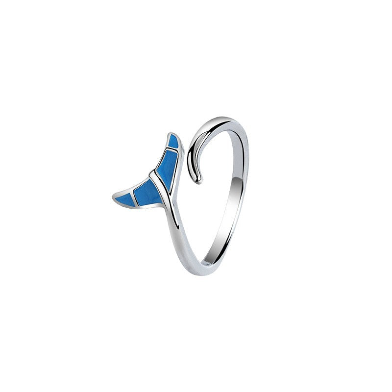 Fashion Small Fresh Cute Fish Index Finger Minority Rings