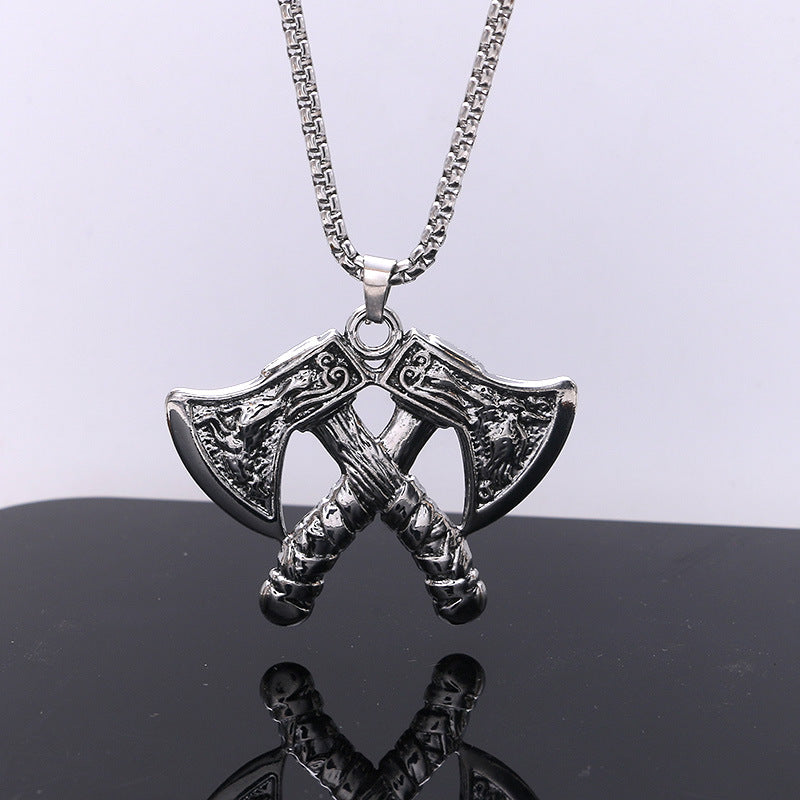 Women's & Men's Fashion Personality Street Hip Hop Simple Vintage Sweater Necklace