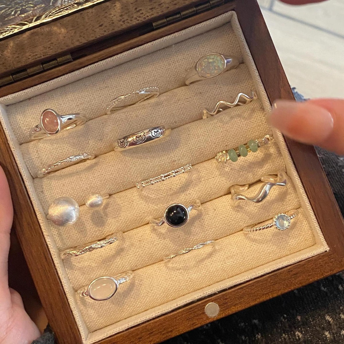 Female Niche High-grade Light Luxury Opening Rings