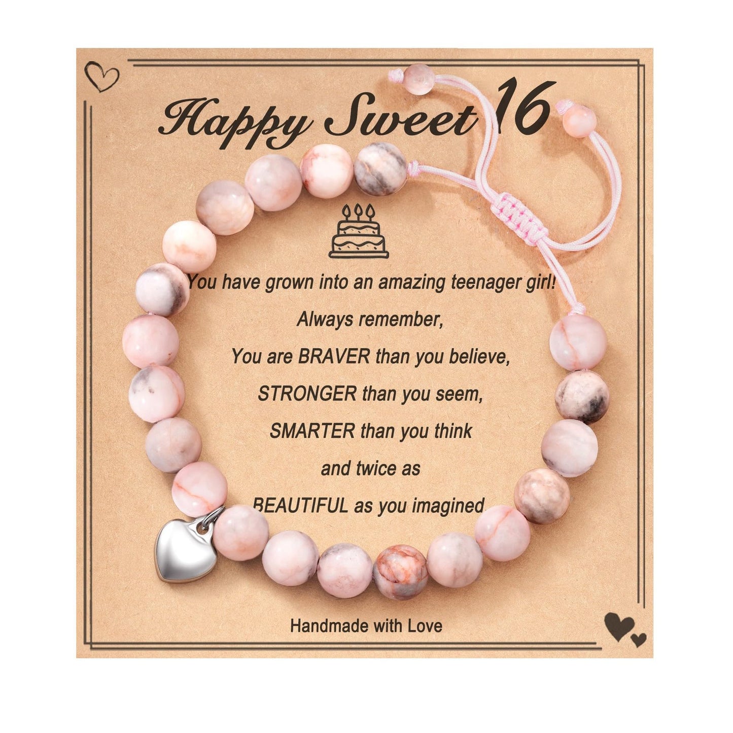 Knot Woven Adjustable School Day Birthday Bracelets