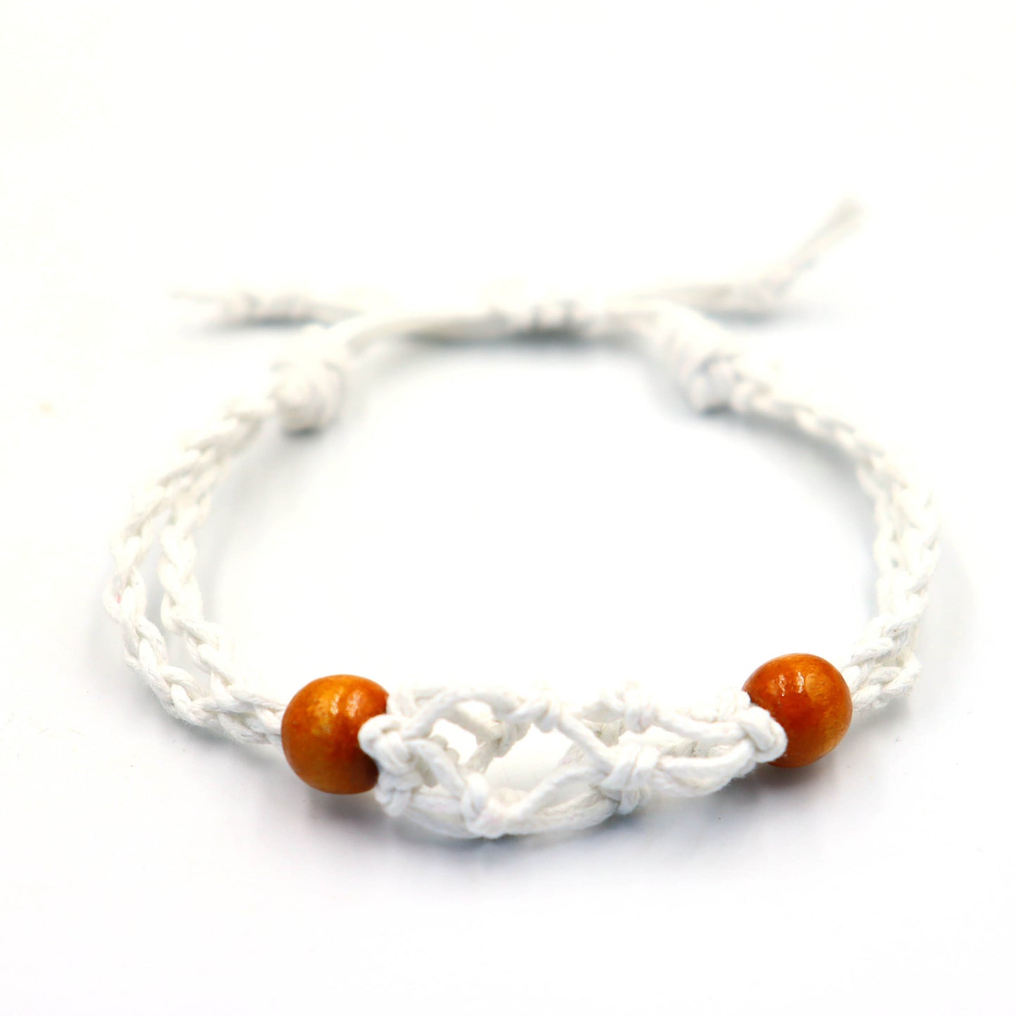 Natural Stone Net Pocket Woven Adjustable Telescopic Handmade Wire Pendants