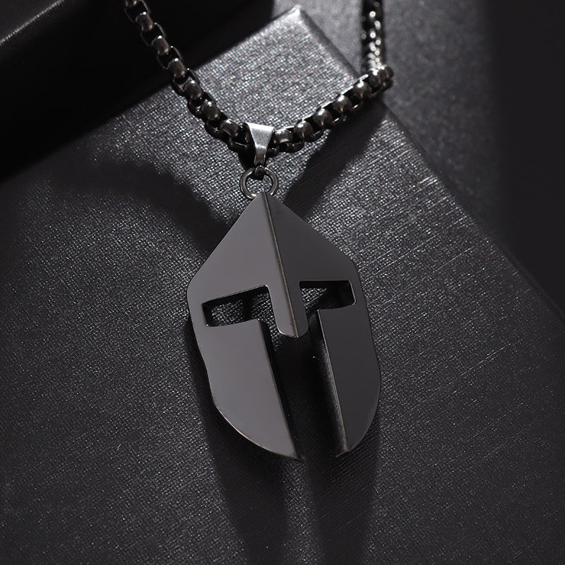 Men's Classic Hero Of Sparta Mask Hip Pendants