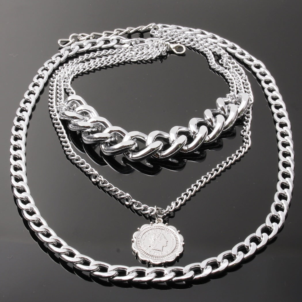 Women's Ornament Exaggerated Personalized Chain Sweater Simple Necklaces