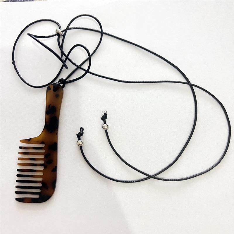 Women's Bag Long Sweater Chain Earphone Portable Necklaces