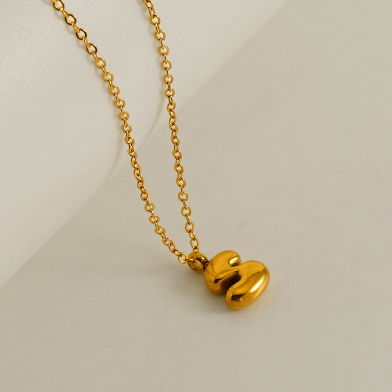 Fashion Simple Temperament English Letter Stainless Necklaces