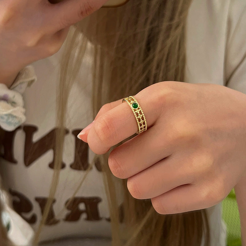 Female High Sense Graceful Fashionable Index Finger Rings