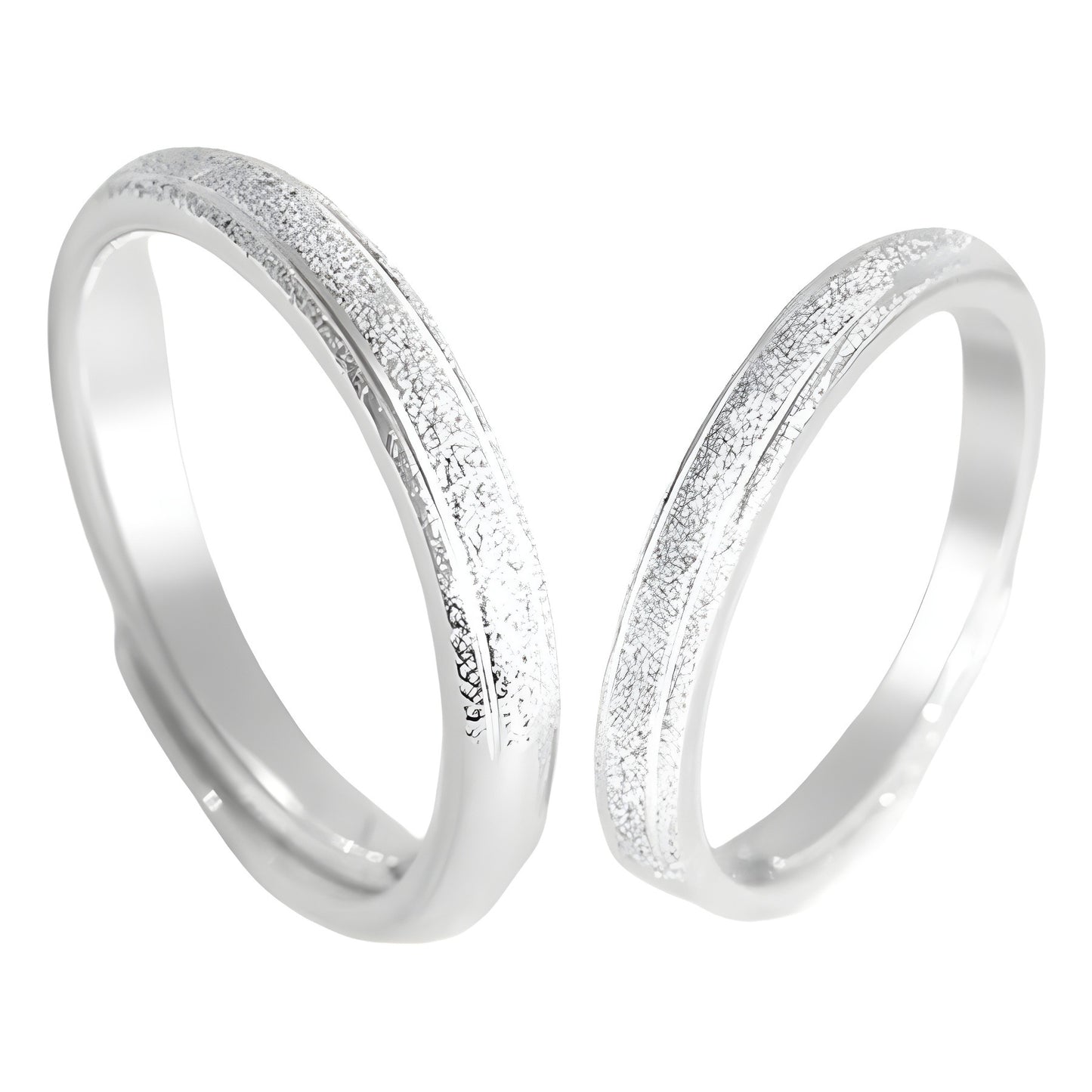 With You Female Simple Starry Sky Rings