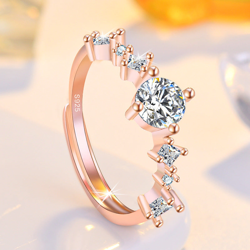 Women's Mild Luxury Fashion Simple Cold Daily Rings