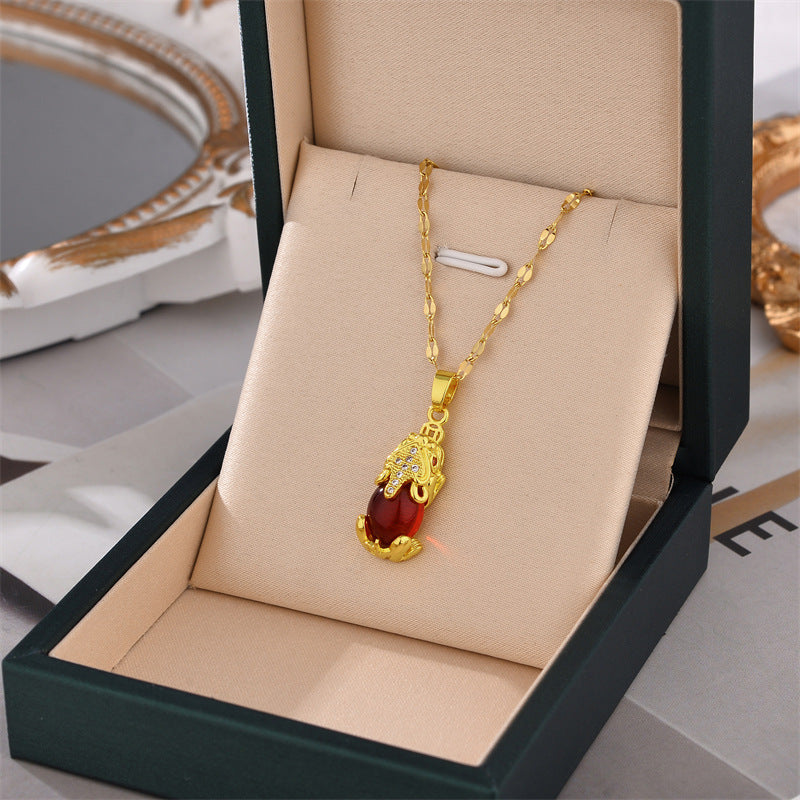 Women's Titanium Steel Ornament Simple Fashion Personality Necklaces