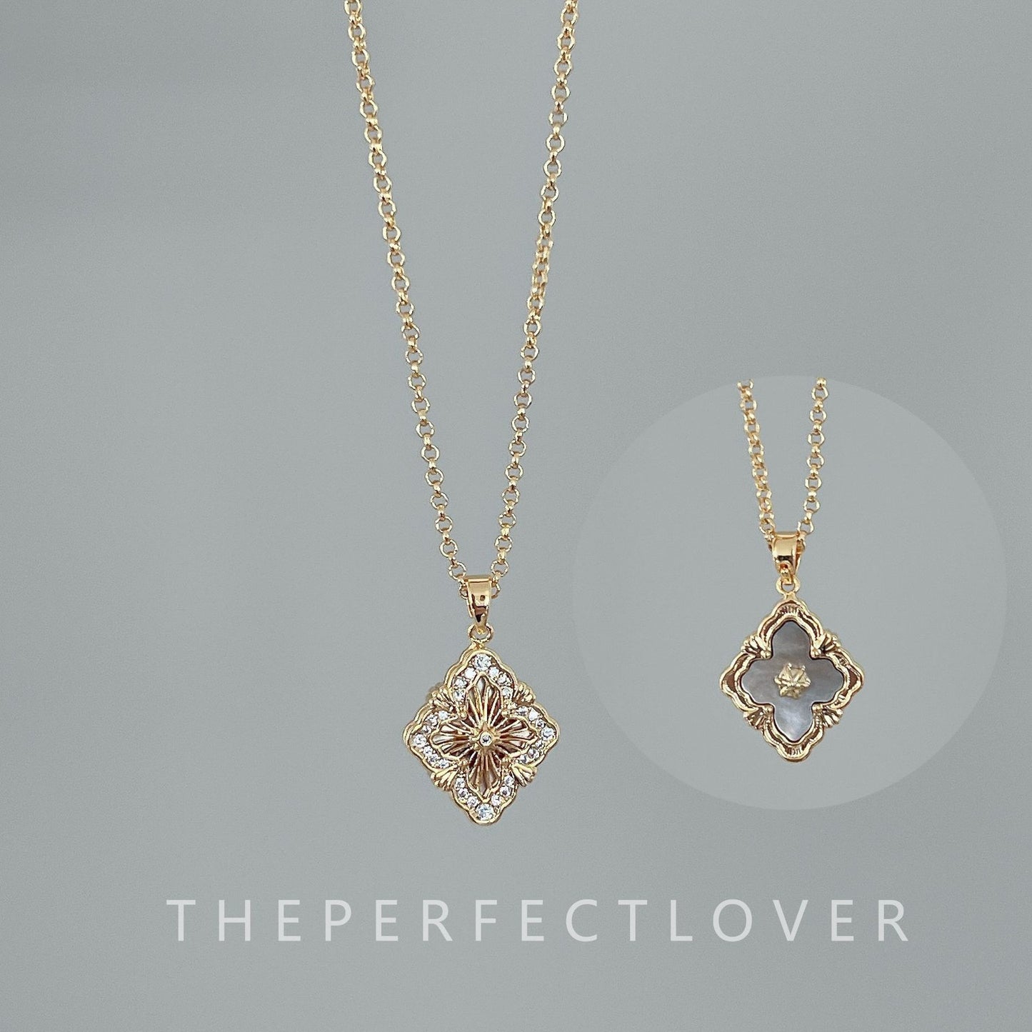 Double-sided Shell Hollow Delicate High-grade Clavicle Necklaces