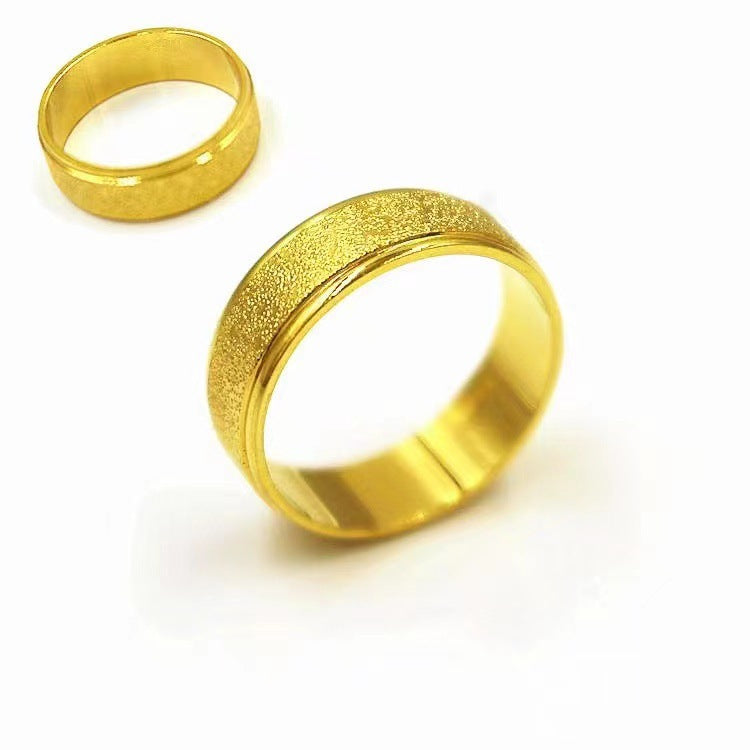 Closed Simple Light Luxury Ornament Live Rings