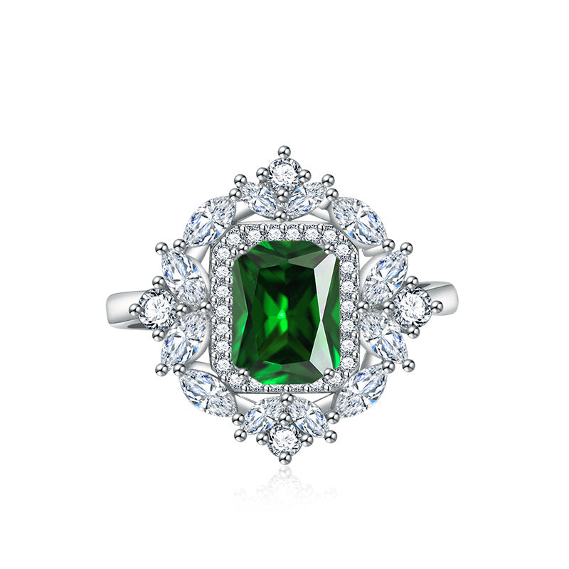Women's Elegant Vintage Ruby Fashion Colored Gems Rings