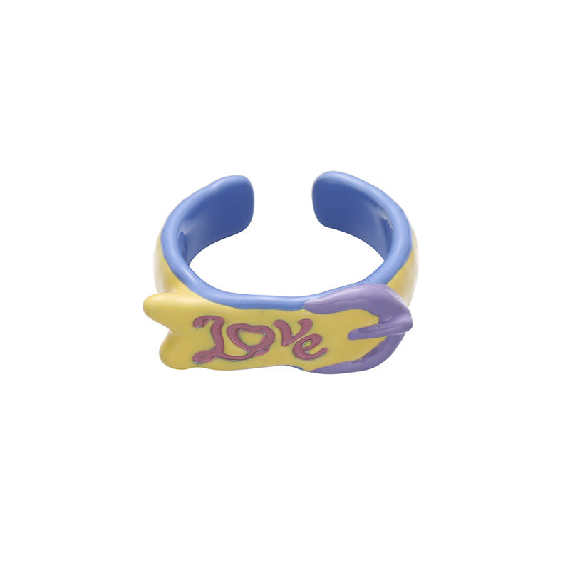Female Affordable Luxury Style High-grade Drop Oil Rings