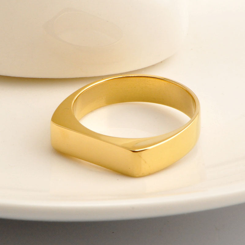 Men's Personality High-grade Titanium Steel Hip Hop Rings