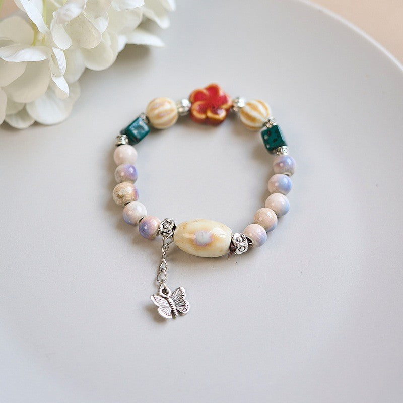 Hand-woven Artistic Ancient Style Beaded Special Interest Bracelet