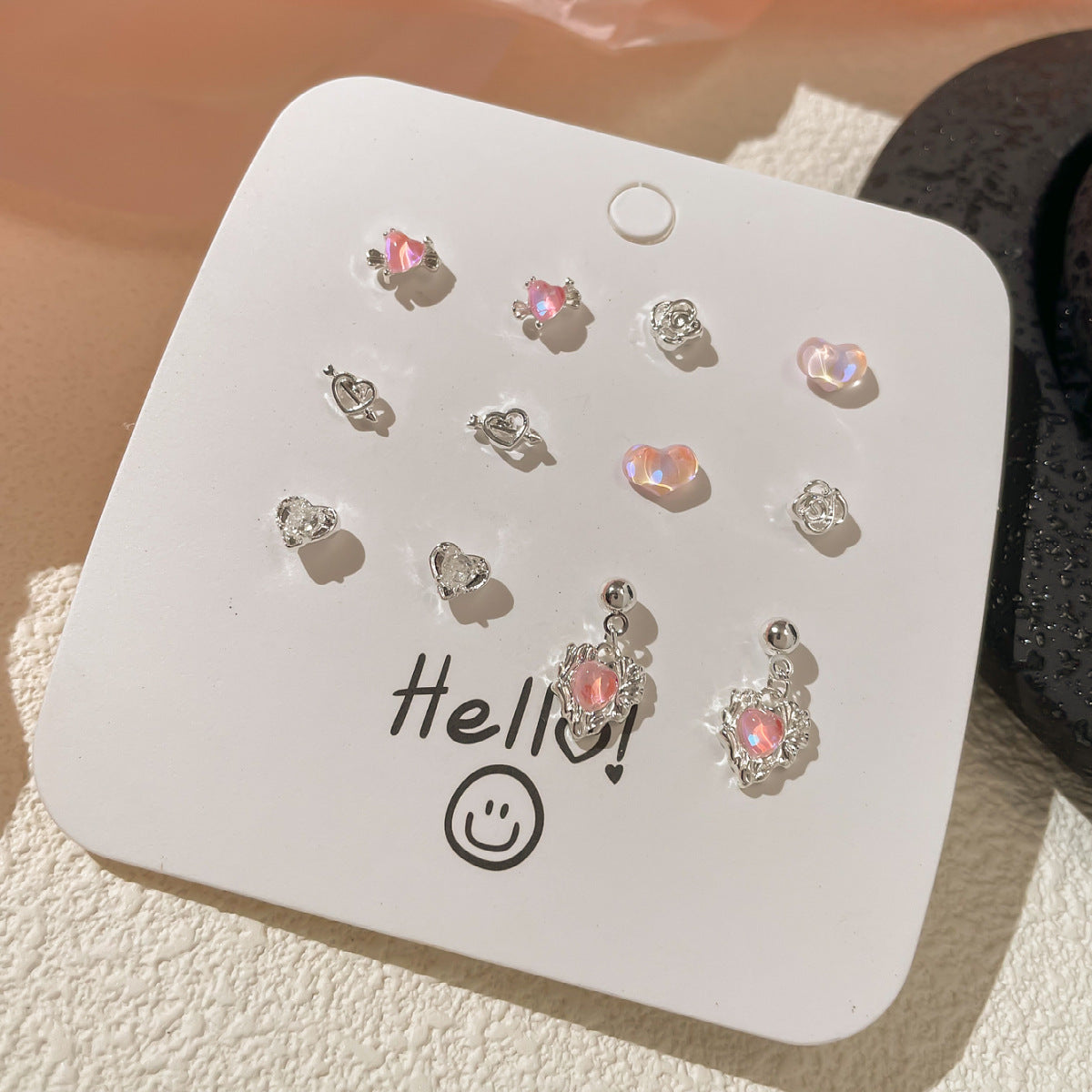 Sweet Cool Style Fairy Butterfly Combination Exquisite Earrings