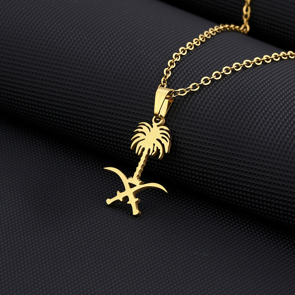 Women's & Men's Emblem Symbol For Lovers Wild National Necklaces