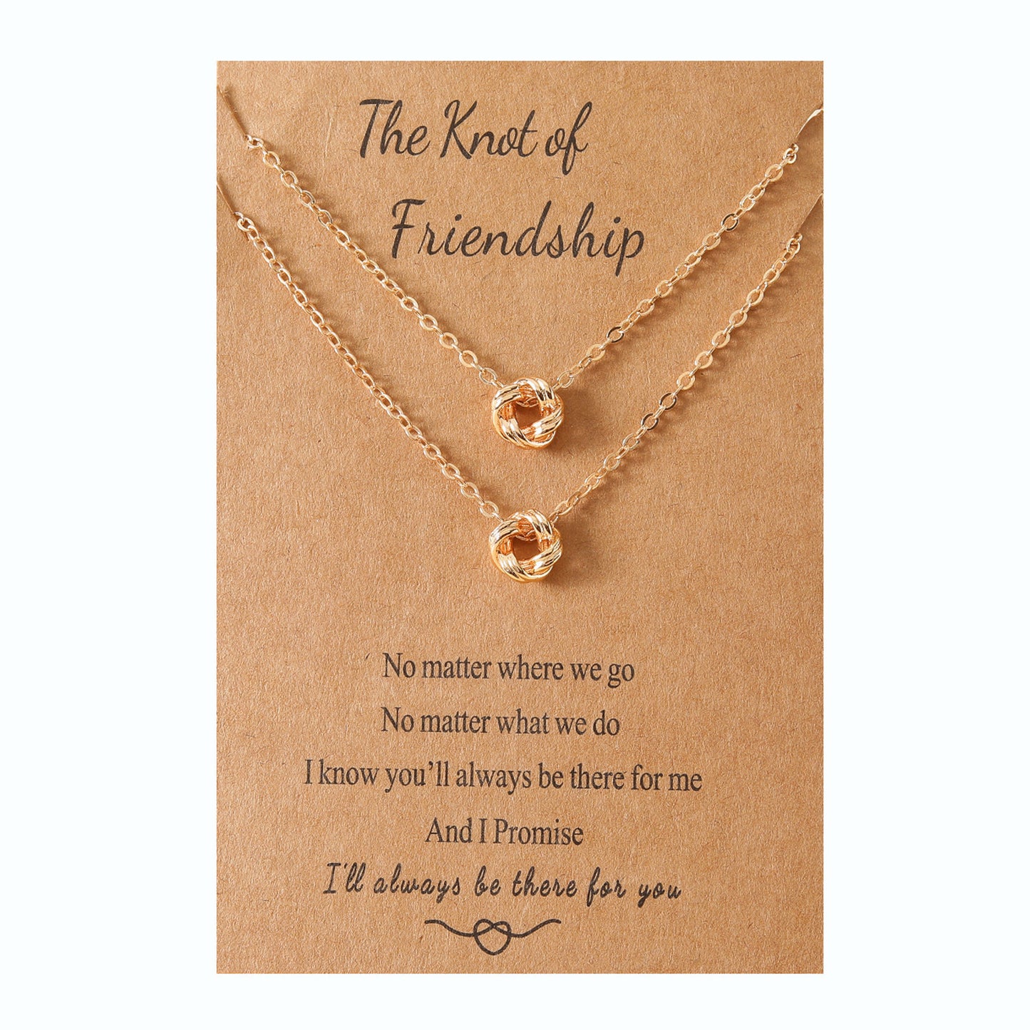 Ornament Personality Friendship Buckle Card Good Necklaces