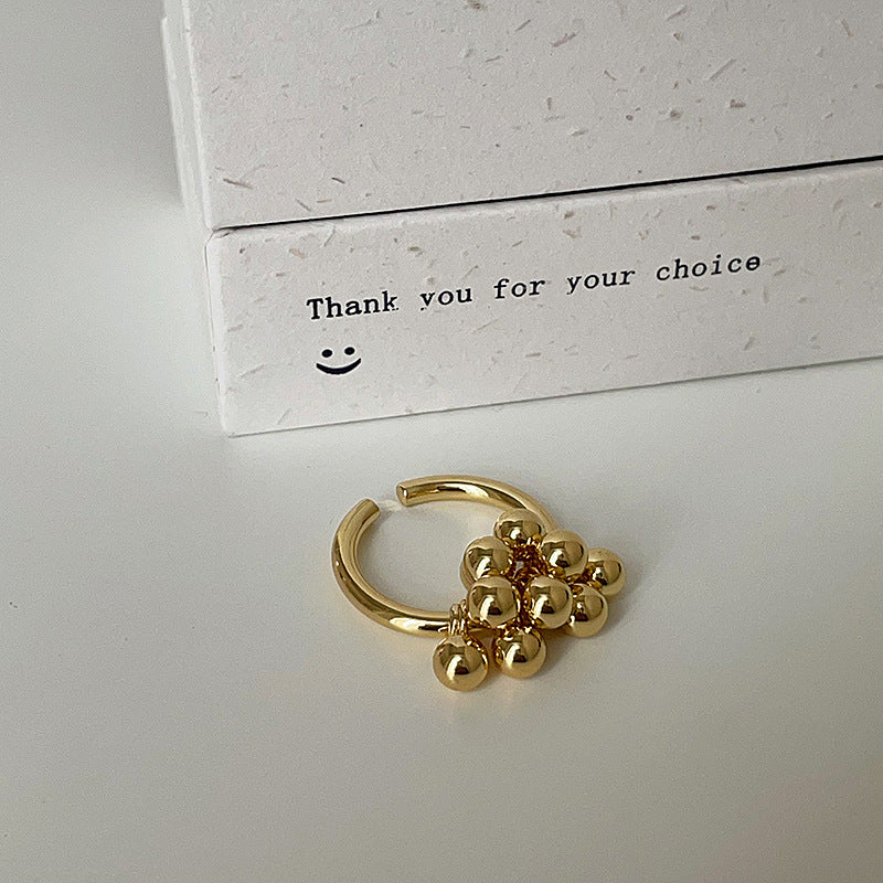 Cluster Metal Open Female Cold Wind Rings
