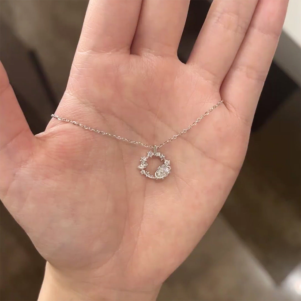 Women's Pull For Simple Light Luxury Titanium Steel Necklaces