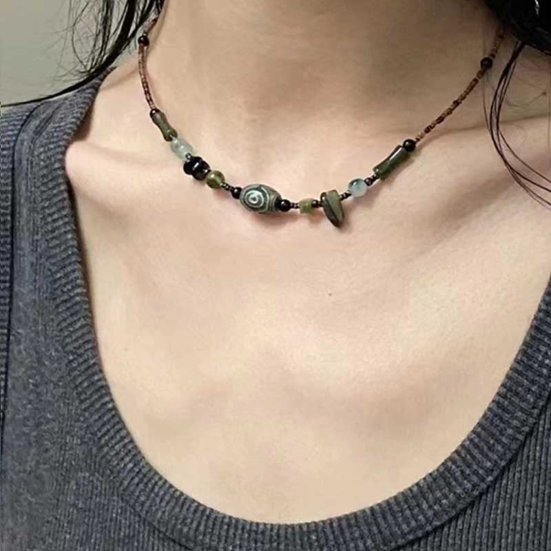 Women's Beaded For Design High-grade Butterfly Clavicle Necklaces