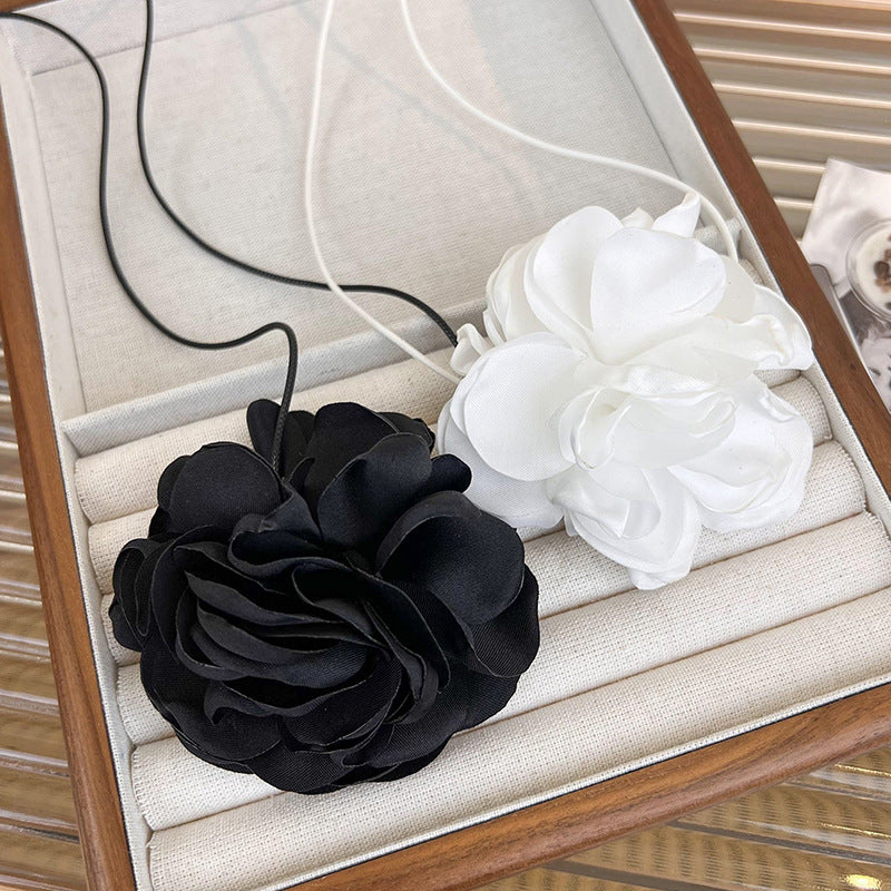 Flower Strap Rose Female Neck Band Necklaces