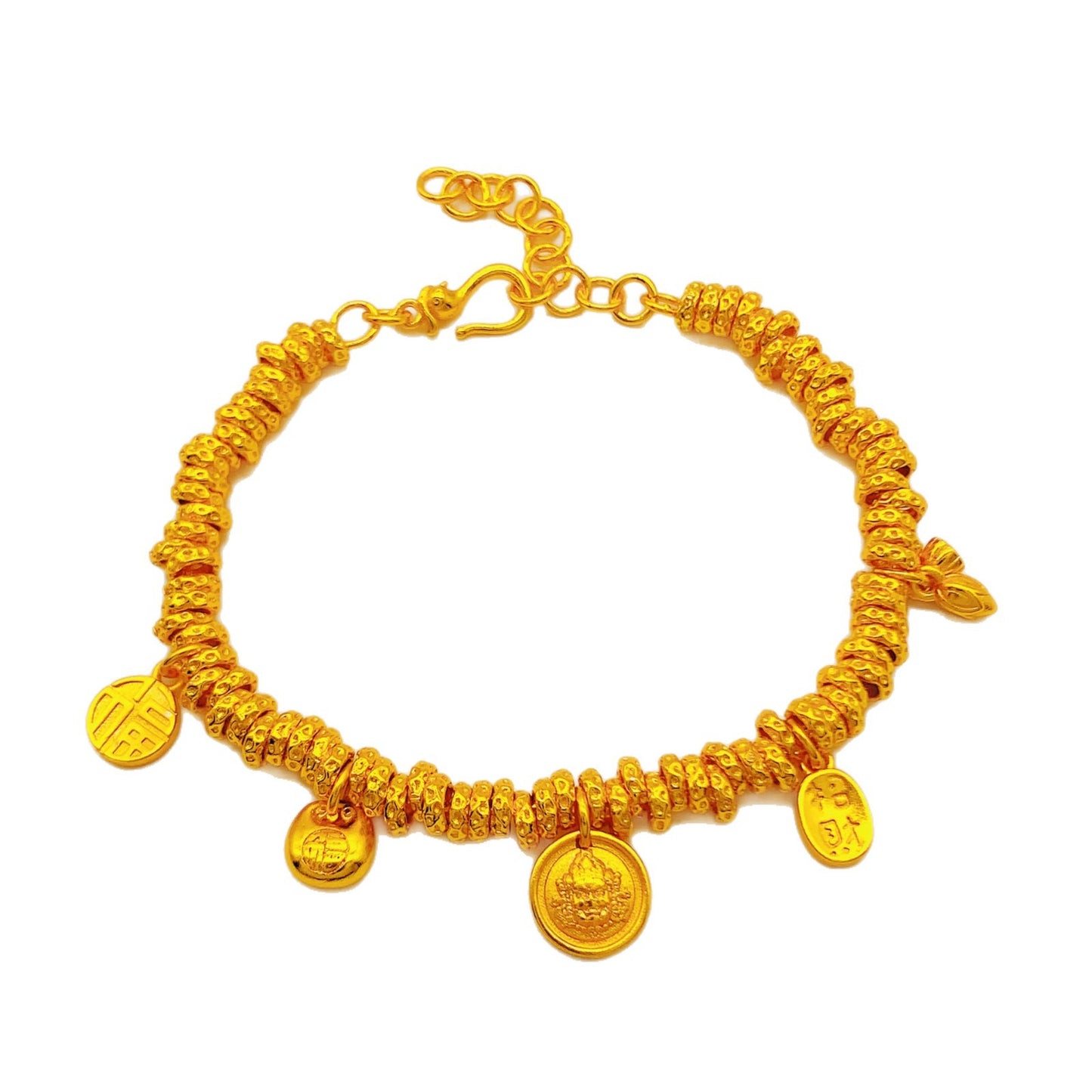Fat Blessing Gold-plated Beast Woven Hand Bracelets